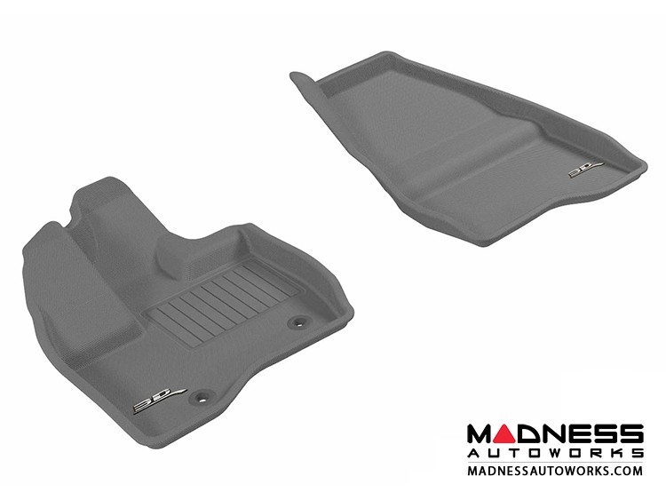 Ford Explorer Floor Mats (Set of 2) Front Gray by 3D MAXpider
